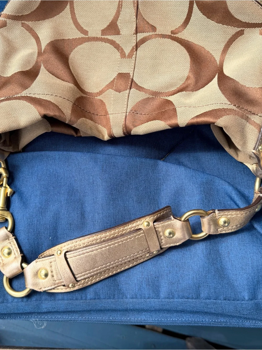 Coach shoulder hobo